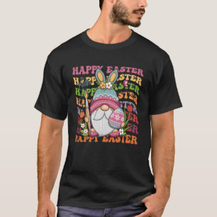 Happy Easter Bunny Spring Gnome Gifts Easter Egg H T-Shirt