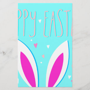happy easter bunny stationery