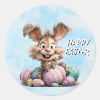 Happy Easter Bunny Sticker