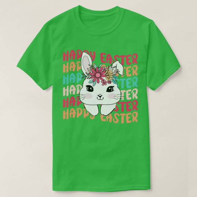 Happy Easter Bunny T-Shirt (Design Front)