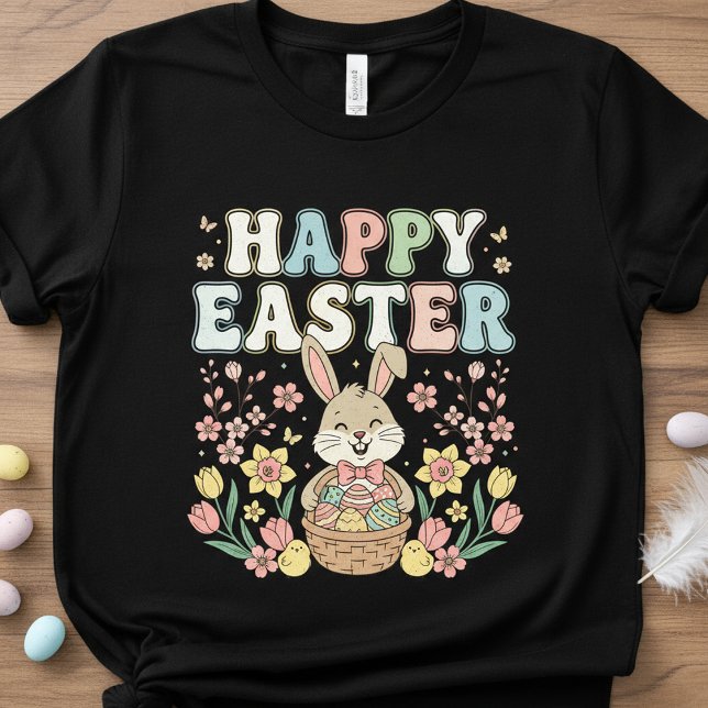  Happy Easter Bunny T-Shirt,Cute Spring Rabbit  T-Shirt (Creator Uploaded)