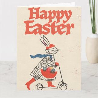 Happy Easter Bunny Thank You Card