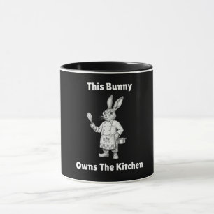 Happy Easter Bunny This Bunny Owns The Kitchen Mug