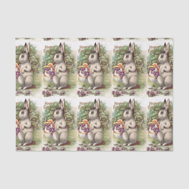 Happy Easter Bunny Tissue Paper (Front)