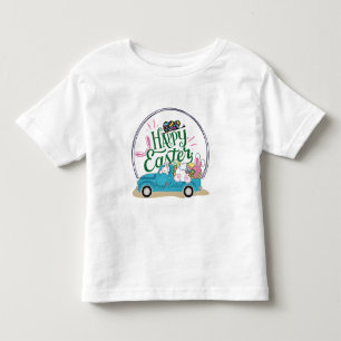 happy easter bunny toddler t-shirt