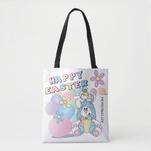 Happy Easter Bunny Tote Bag