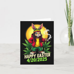Happy Easter Bunny Weed Card