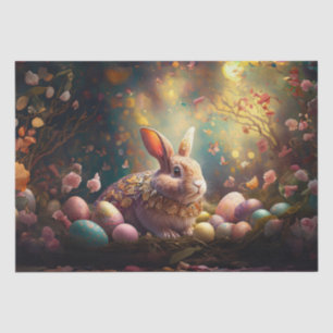 Happy Easter Bunny with Easter eggs Tissue Paper