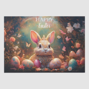 Happy Easter Bunny with Easter eggs Tissue Paper