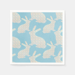 Happy Easter - Bunny's pattern Napkin