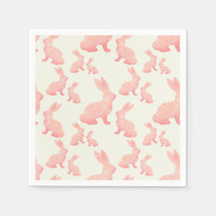 Happy Easter - Bunny's pattern Napkin