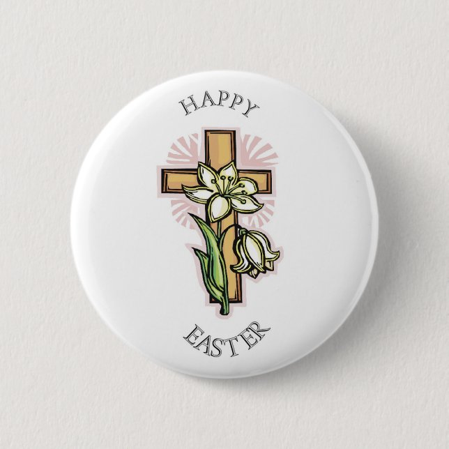 Happy Easter Button! 2 Inch Round Button (Front)