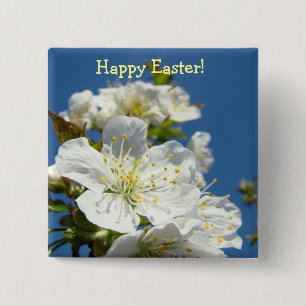 Happy Easter! buttons Cherry Blossoms Spring