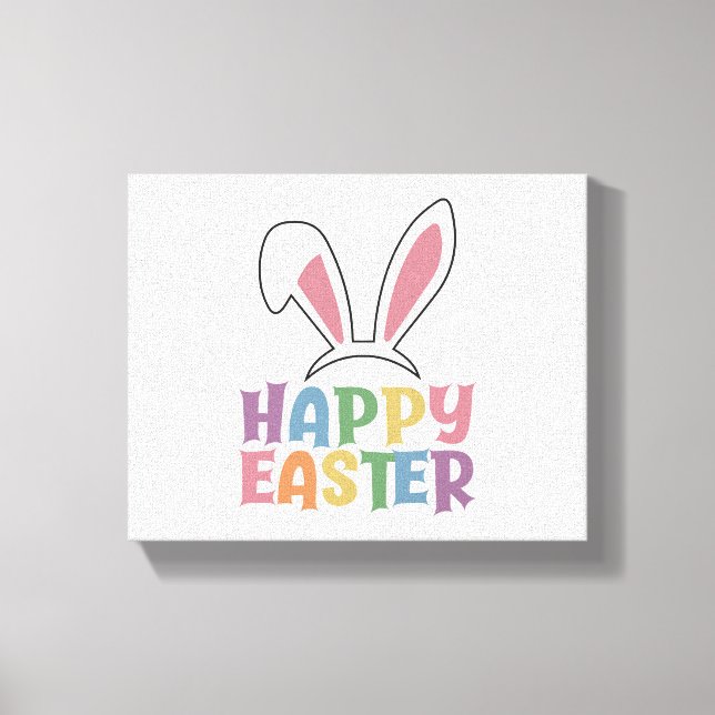 Happy Easter                        Canvas Print (Front)