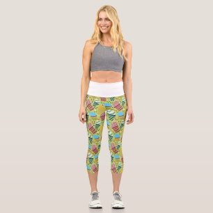 Happy Easter Capri Leggings