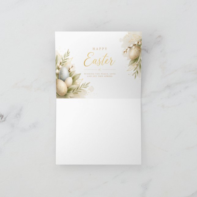 Happy Easter Card (Inside)