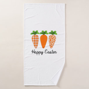 Happy Easter Carrot Cute Easter T-Shirt Bath Towel