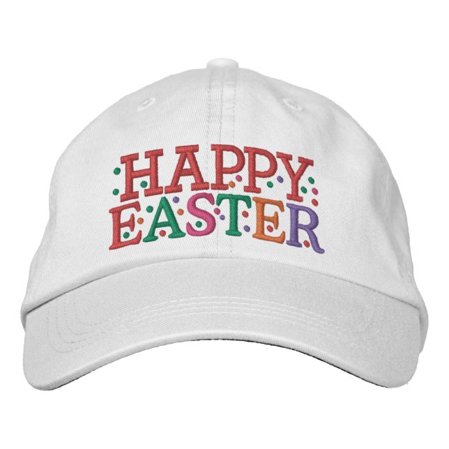 HAPPY EASTER Casquette par SRF (Devant)