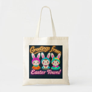 Happy Easter Celebration Tote Bag