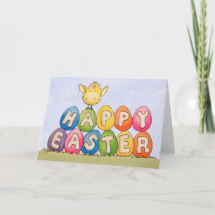 Happy Easter Chick - Greeting Card
