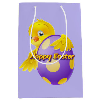 Happy Easter Chick  Medium Gift Bag