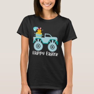 Happy Easter Chicken Riding Monster Truck Toddler T-Shirt