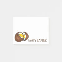 Happy Easter Chocolate Cream Egg Candy Post Its