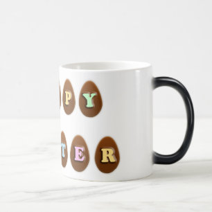 Happy Easter Chocolate Eggs Magic Mug