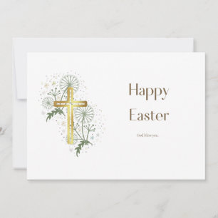 Happy Easter Christian Card 