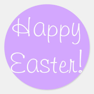 Happy Easter! Classic Round Sticker