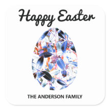 Happy Easter Colourful Egg Springtime