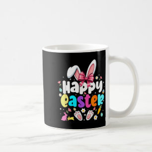 Happy Easter Coquette Bow Bunny Rabbit Easter Day Coffee Mug