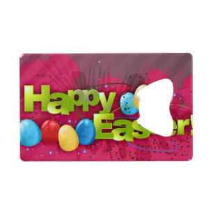 Happy Easter Credit Card Bottle Opener