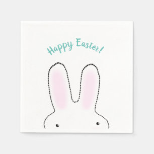 Happy Easter Customize text Easter Bunny cute Napkin