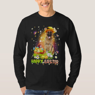 Happy Easter Cute Bunny Dog German Shepherd Eggs B T-Shirt
