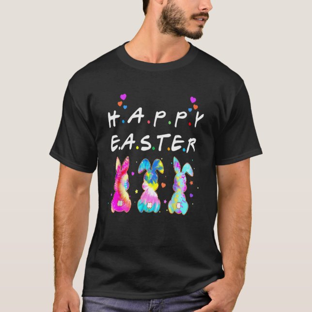 Happy Easter Cute Bunny Family Matching Easter 202 T-Shirt (Front)