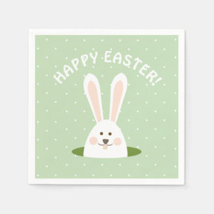 Happy Easter Cute Bunny Napkin