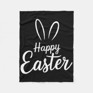 Happy Easter Cute Bunny Rabbit Easter Day Boys Men Fleece Blanket