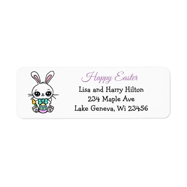 Happy Easter | Cute Easter Bunny (Front)