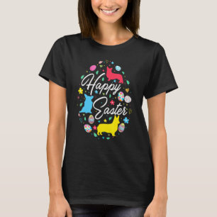 Happy Easter Cute Easter Eggs Shape Collection  Co T-Shirt