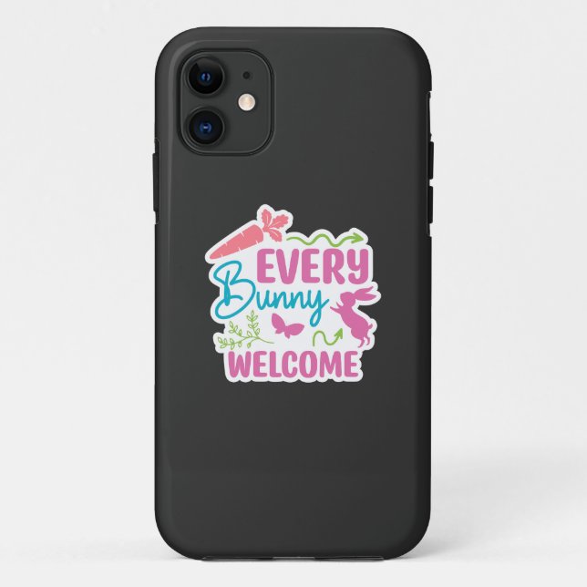 Happy Easter. Cute Eggs Case-Mate iPhone Case (Back)