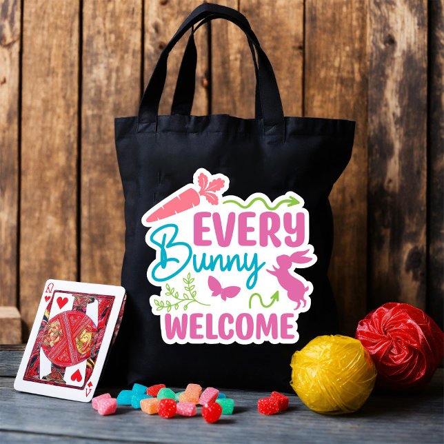 Happy Easter. Cute Eggs Tote Bag (Creator Uploaded)