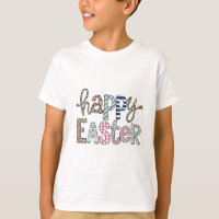 Happy Easter Cute Floral Bunny Spring Leopard