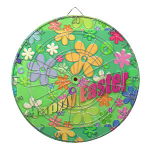 happy easter dartboard