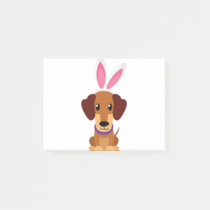 Happy Easter Daschund Post-it Notes