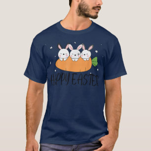 Happy Easter Day 2022  Bunny Carrot Hug Easter Egg T-Shirt