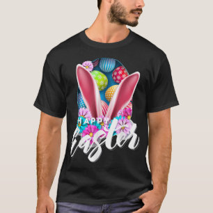 Happy Easter Day 2022 Bunny Hug Easter Eggs Funny T-Shirt