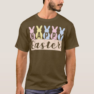 Happy Easter Day 2022 Cute Bunny With Eggs Easter T-Shirt