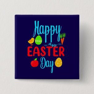 Happy Easter Day-62351 2 Inch Square Button