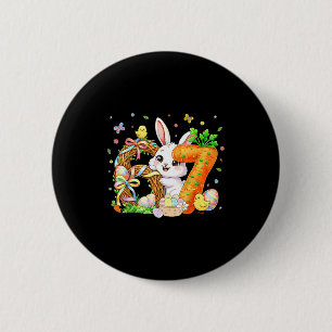 Happy Easter Day 67 Bunny Six Seven Easter 6 7 Eas 2 Inch Round Button